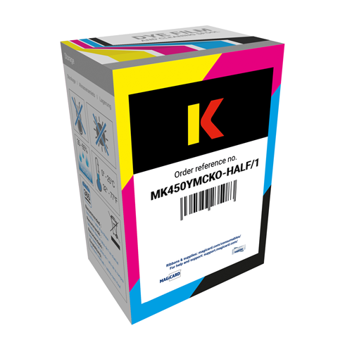 Magicard Magicard Tango 证卡打印机 彩色带 MK450YMCKO-HALF/1 证卡机色带 证卡机色带-Magicard证卡打印机