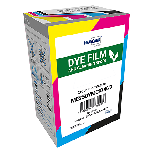 Magicard Magicard Tango 证卡打印机 彩色带 ME250YMCKOK/3 证卡机色带 证卡机色带-Magicard证卡打印机